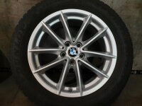 Original BMW 5er G30 G31 Styling 618 Alufelgen Winterreifen 225/55 R 17 RDCi Dunlop 2018 7,5J IS27 6868217 5x112