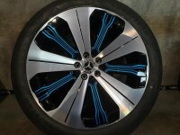 Original Mercedes EQS V297 EQE 350 450 4MATIC V295 Alufelgen Sommerreifen 265/40 R 21 RDKS Goodyear 2020 9,5J ET41,5 A2974011000 5x112