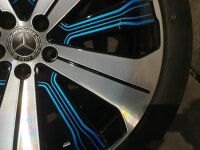 Original Mercedes EQS V297 EQE 350 450 4MATIC V295 Alufelgen Sommerreifen 265/40 R 21 RDKS Goodyear 2020 9,5J ET41,5 A2974011000 5x112