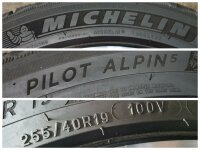 Original Volvo V90 S90 2 Typ P 5-Spoke Black Diamond Cut Alufelgen Winterreifen 255/40 R 19 Michelin 2021 8,5J ET47 32243394 5x108