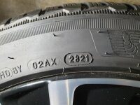 Original Volvo V90 S90 2 Typ P 5-Spoke Black Diamond Cut Alufelgen Winterreifen 255/40 R 19 Michelin 2021 8,5J ET47 32243394 5x108
