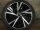 Original Volvo V90 S90 2 Typ P 5-Spoke Black Diamond Cut Alufelgen Winterreifen 255/40 R 19 Michelin 2021 8,5J ET47 32243394 5x108