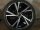 Original Volvo V90 S90 2 Typ P 5-Spoke Black Diamond Cut Alufelgen Winterreifen 255/40 R 19 Michelin 2021 8,5J ET47 32243394 5x108