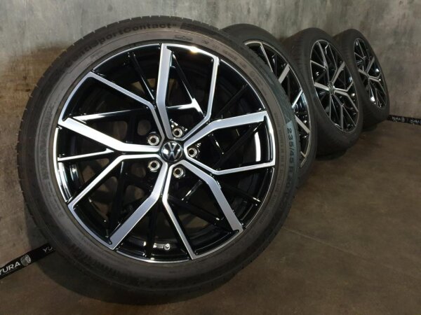 Original VW Tiguan 3 CT1 Tayron Cannes Alufelgen Sommerreifen 235/45 R 20 RDKS Seal 2023 Continental 8J ET38 571601025N 5x112