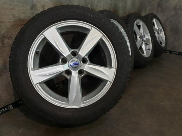 Original Volvo V40 2 Typ M Matres Alufelgen Winterreifen 205/55 R 16 Dunlop 2012 2014 7J ET50 31317285 5x108