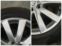 Original Volvo XC90 2 Typ 256 10-Turbinenspeichen-Design 172 Alufelgen Winterreifen 235/55 R 19 Michelin Continental 2018 2019 2022 8J ET42,5 31362276 5x108