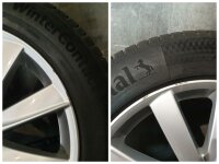 Original Volvo XC90 2 Typ 256 10-Turbinenspeichen-Design 172 Alufelgen Winterreifen 235/55 R 19 Michelin Continental 2018 2019 2022 8J ET42,5 31362276 5x108