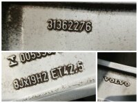 Original Volvo XC90 2 Typ 256 10-Turbinenspeichen-Design 172 Alufelgen Winterreifen 235/55 R 19 Michelin Continental 2018 2019 2022 8J ET42,5 31362276 5x108