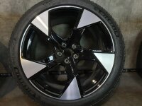 Original Volvo EX90 Typ T 5-Speichen Aero-Sport-Design Alufelgen Winterreifen 265/40 R 22 295/35 R 22 RDKS 2023 2024 Michelin 9J ET38,5 32134889 10J ET44,5 32134890 5x108