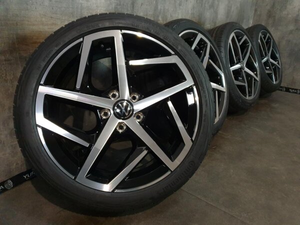 Original VW Golf 8 5H R GTI GTD Dallas Alufelgen Sommerreifen 225/40 R 18 NEU Continental 2022 2023 7,5J ET51 5H0601025G 5x112