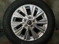 Original VW T7 Multivan Dundrod Alufelgen Winterreifen 215/60 R 17C NEU 2025 Bridgestone 6,5J ET60 7T0601025A 5x120 GRAU