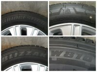 Original VW T7 Multivan Dundrod Alufelgen Winterreifen 215/60 R 17C 2024 Bridgestone 6,5J ET60 7T0601025A 5x120 GRAU