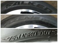 Original Audi Q3 FJ Sportback Alufelgen Sommerreifen 255/45 R 19 2025 Falken 8,5J ET38 83H601025E 5x112