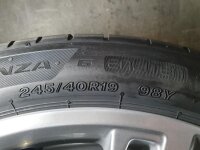 Original Audi A5 S5 B10 FU Alufelgen Sommerreifen 245/40 R 19 NEU 2024 Bridgestone 8J ET44 8B3601025AS 5x112