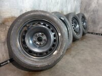 Original VW Passat B6 3C Stahlfelgen Sommerreifen 205/55...