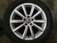 Original VW T-Roc 1 A1 Merano Alufelgen Winterreifen 215/55 R 17 Bridgestone 2017 7J ET45 2GA601025M 2GA071497 5x112