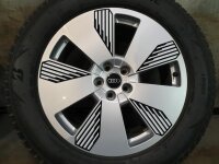 Original Audi Q8 e-tron GEN GEA Alufelgen Winterreifen 255/55 R 19 Bridgestone 2022 8J ET34 4KE601025L 5x112