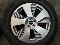 Original Audi Q8 e-tron GEN GEA Alufelgen Winterreifen 255/55 R 19 Bridgestone 2022 8J ET34 4KE601025L 5x112