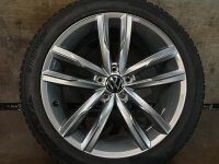 Original VW Passat B8 3G Dartford Alufelgen Winterreifen 235/45 R 18 2023 Hankook 8J ET44 3G0601025K 5x112 GRAU
