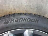 Original VW Passat B8 3G Dartford Alufelgen Winterreifen 235/45 R 18 2023 Hankook 8J ET44 3G0601025K 5x112 GRAU