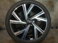 Original VW Golf 8 5H R GTI GTD Bergamo Alufelgen Sommerreifen 225/40 R 18 Bridgestone 2020 2023 7,5J ET51 5H0601025M 5x112