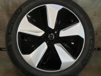 Original Volvo EX90 Typ T 5-Speichen Aero-Design Alufelgen Winterreifen 255/50 R 20 285/45 R 20 RDKS 2024 Michelin 8,5J ET40,5 32134879 9,5J ET39 32134882 5x108 SILBER