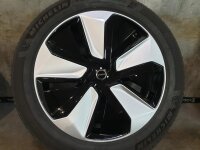 Original Volvo EX90 Typ T 5-Speichen Aero-Design Alufelgen Winterreifen 255/50 R 20 285/45 R 20 RDKS 2024 Michelin 8,5J ET40,5 32134879 9,5J ET39 32134882 5x108 SILBER