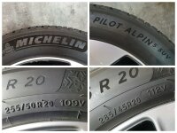 Original Volvo EX90 Typ T 5-Speichen Aero-Design Alufelgen Winterreifen 255/50 R 20 285/45 R 20 RDKS 2024 Michelin 8,5J ET40,5 32134879 9,5J ET39 32134882 5x108 SILBER