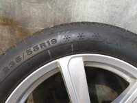 Original Volvo XC90 2 Typ 256 Alufelgen Winterreifen 235/55 R 19 2024 Dunlop 8J ET42,5 31423021 5x108