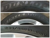 Original Volvo XC90 2 Typ 256 Alufelgen Winterreifen 235/55 R 19 2024 Dunlop 8J ET42,5 31423021 5x108