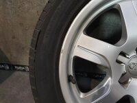Original Audi A5 8T Alufelgen Sommerreifen 225/50 R 17 Pirelli 2017 7,5J ET28 8T0601025B 5x112
