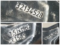 Original Volvo V90 Cross Country 5-Y-Speichen-Design 1184 Alufelgen Winterreifen 235/50 R 19 2023 Nokian 7,5J ET50,5 32134528 5x108
