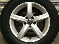 Genuine OEM VW Tiguan 5N Aspen Alloy Rims TPMS Winter Tyres 215/65 16 Dunlop 5-3,2mm