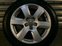 Genuine OEM Audi A6 4G S Line Limousine Alloy Rims Summer Tyres 225/55 R 17 " 3,5-4mm D4994