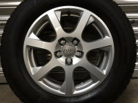 4x Original Audi Q5 8R Alufelgen | Winterreifen 235/65 R 17 " Dunlop 7,2mm (90)