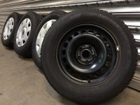 VW Tiguan 5N Steel Rims Winter Tyres 215/65 R16 Dunlop...