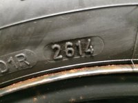 Genuine OEM VW 5C Steel Rims Winter Tyres 215/60 R 16 Dunlop DOT 2014 | 5,8-5,5mm