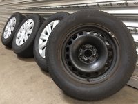 Genuine OEM VW 7N Steel Rims Winter Tyres 215/65 R 16 Dunlop DOT 2011 | 6,5-3,6mm