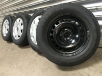 Genuine OEM VW Tiguan 7N Steel Rims Winter Tyres 215/65 R...