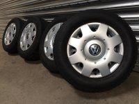 Genuine OEM VW 5N Steel Rims Winter Tyres 215/65 R 16...