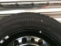 Genuine OEM Mercedes GLA X156 Stahfelgen Winter Tyres 215/60 R 17 TPMS Continental 2017 99% 6,5J ET38 A156400000 5x112