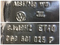 VW Arteon 3G Montevideo 3G8601025P Alufelgen Sommerreifen 245/40 R 19 Seal Pirelli 5,8-5,2mm 2018