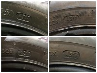VW T Roc 5Q Steel Rims Winter Tyres 205/60 R16 Michelin 2017 8,2-7,6mm