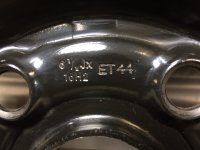 Genuine OEM VW 5C Steel Rims Winter Tyres 215/55 R 16 Dunlop DOT 2014 | 7,2-7mm