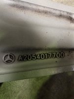 Mercedes C Klasse W205 Alloy Rim 8,5J x 18 H2 ET 49 A2054017700 TPMS