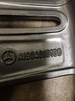 Genuine OEM Mercedes AMG GT Alloy Rims 19 Inch A1904010100 20 Inch A1904010200 TPMS 2 x 9,0J x 19 H2 ET 62 u. 2 x 11,0J x 20 H2 ET 68