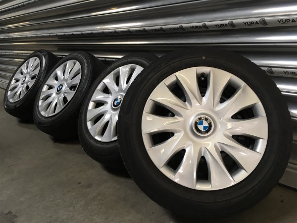 BMW 3er F30 F31 4er F32 Steel Rims 6786353 Winter Tyres 205/60 R 16 Runflat TPMS Bridgestone 3,4-2,8mm 2014