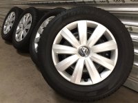 VW Beetle 5C Steel Rims Winter Tyres 215/55 R16 Dunlop 2012 7,7-5,9mm