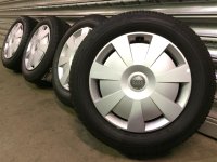 Audi A4 8K 860601027A Steel Rims Winter Tyres 205/60 R 16...