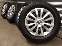 Original VW Beetle 5C Stahlfelgen 561601027 Winterreifen 215/55 R 16 XL Dunlop 7,7-7mm 2016
